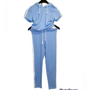 Kittenish light blue lounge set